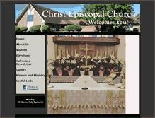 Tablet Screenshot of christchurchdanville.org